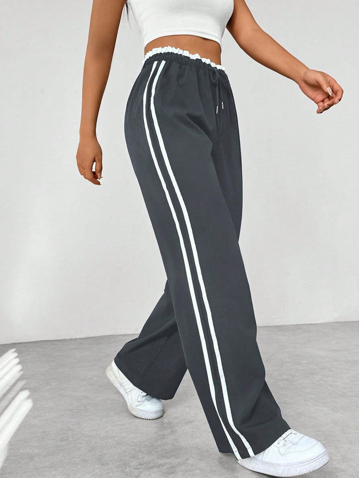Ella Sporty Oversized Pants | Wide-Leg Trousers 3