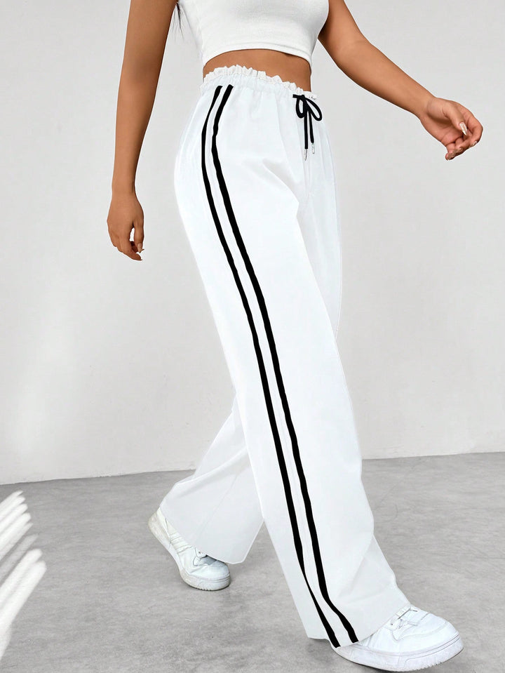 Ella Sporty Oversized Pants | Wide-Leg Trousers 4