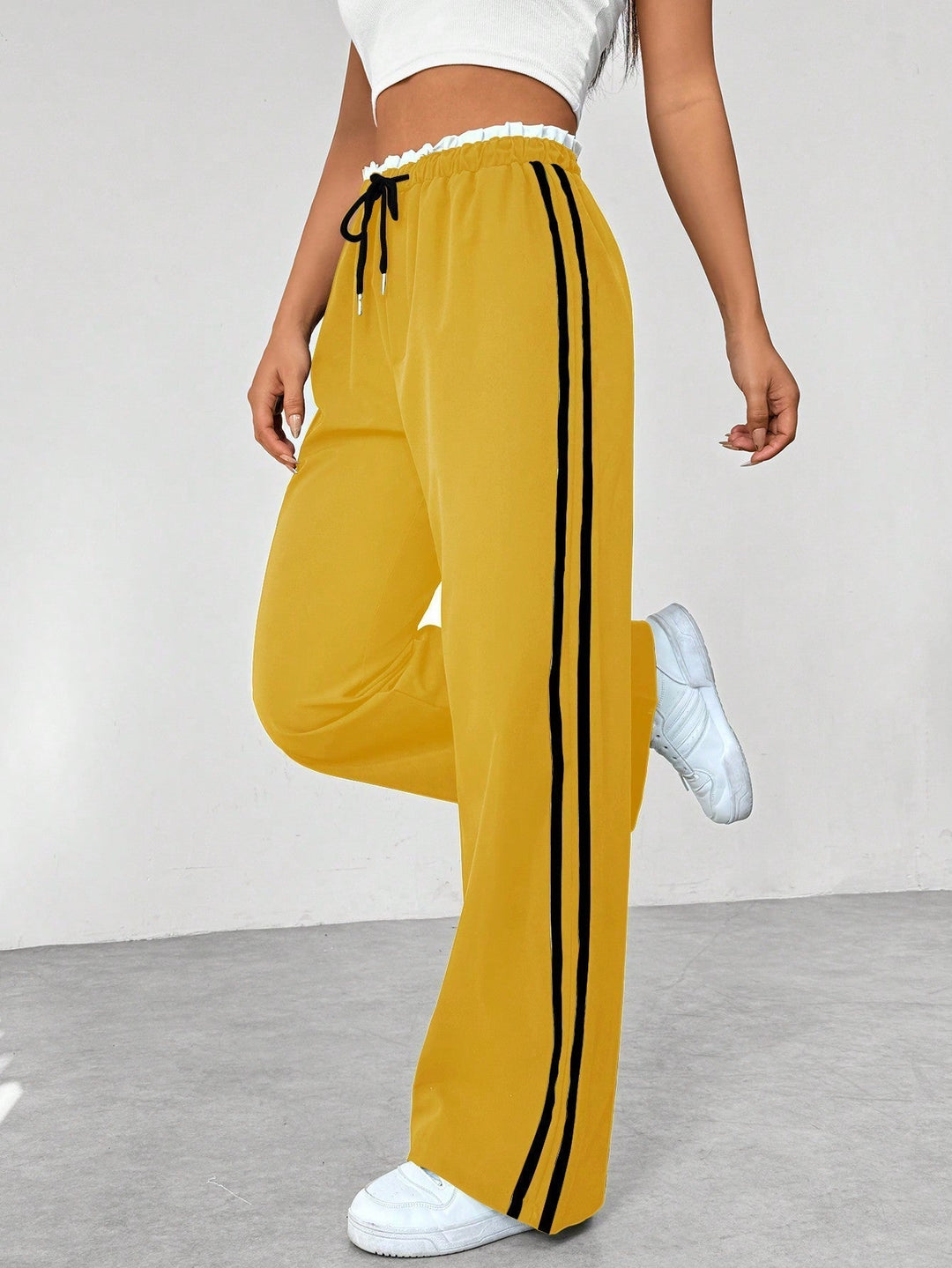 Ella Sporty Oversized Pants | Wide-Leg Trousers 5