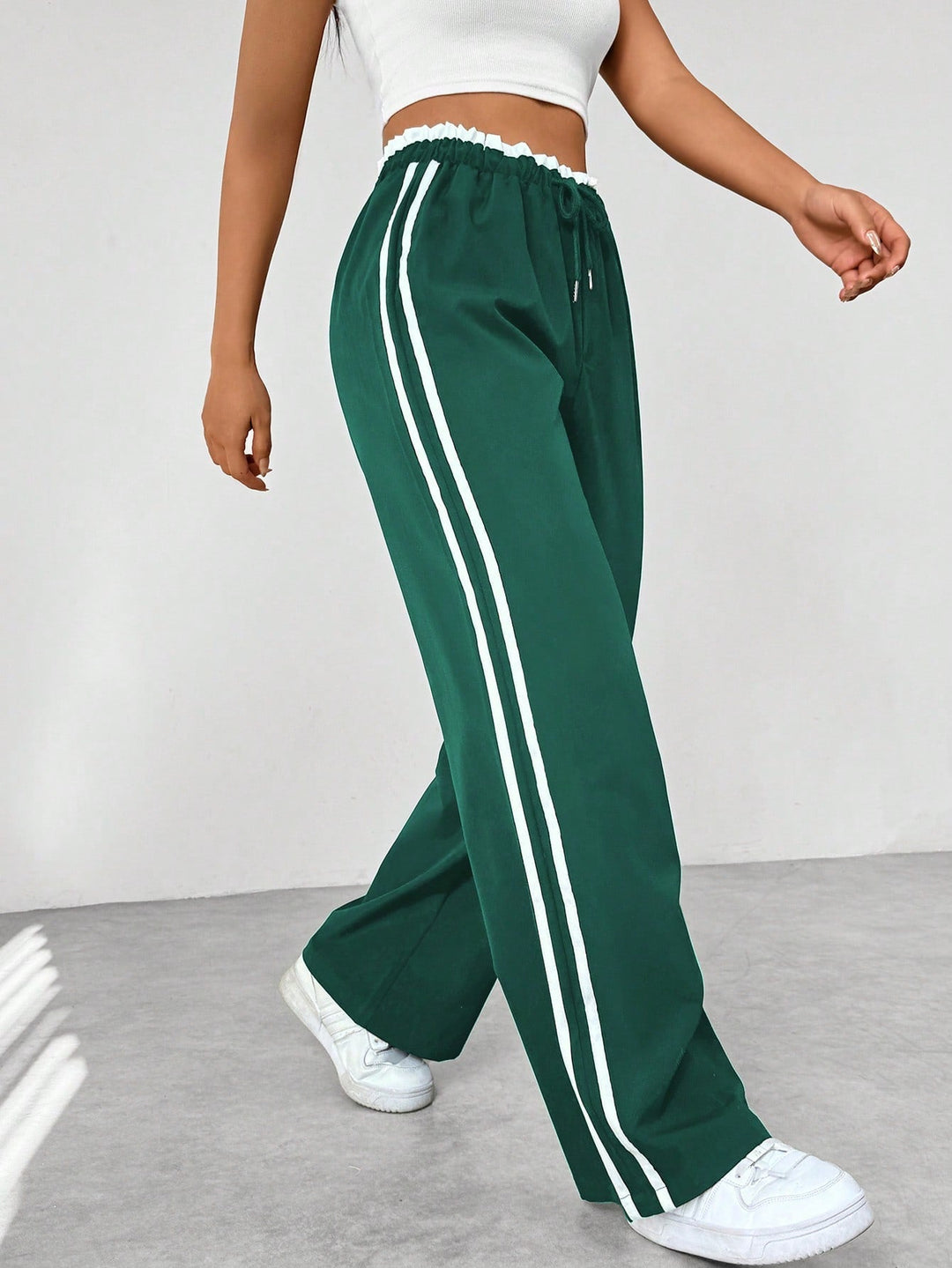 Ella Sporty Oversized Pants | Wide-Leg Trousers 6