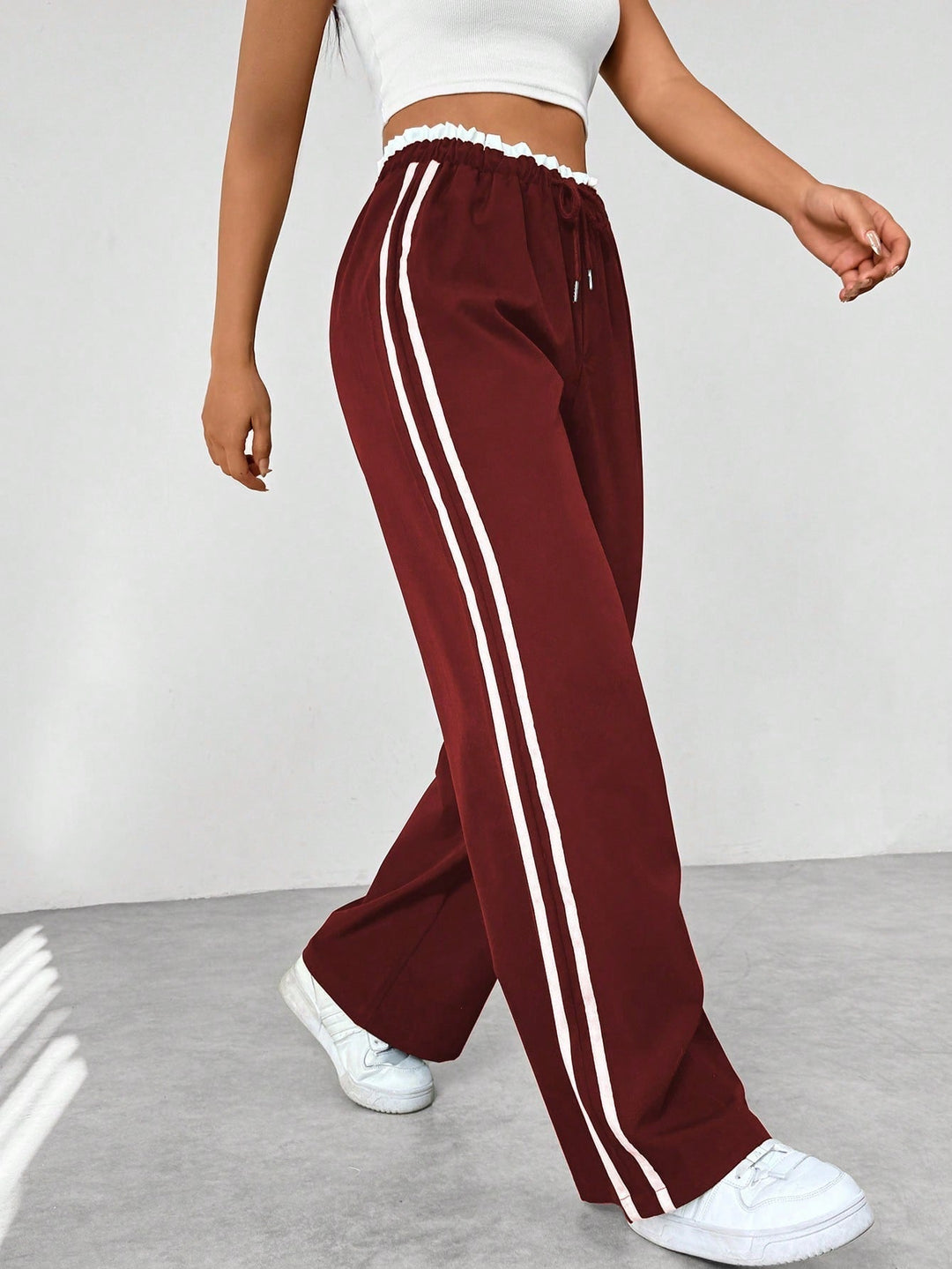 Ella Sporty Oversized Pants | Wide-Leg Trousers 8