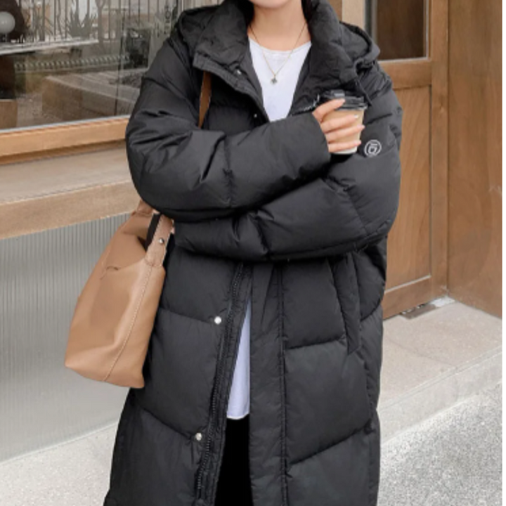 Ellie | Women's Puffer Jacket with Turtleneck Collar