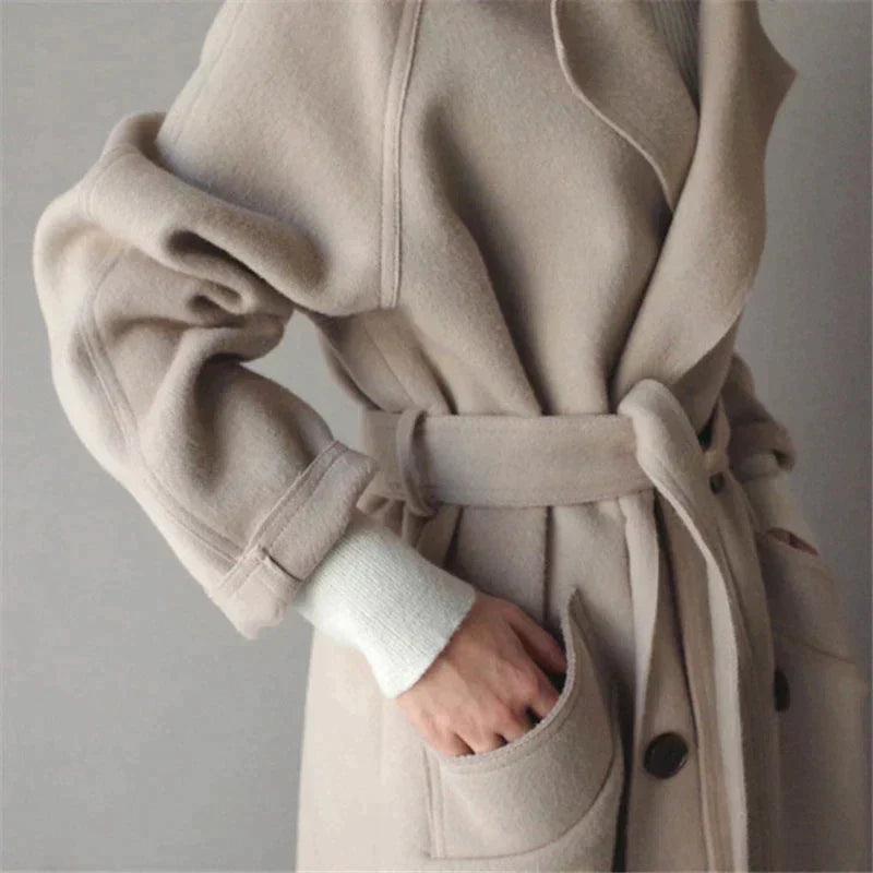 Elowen | Long Winter Coat Women Elegant Design