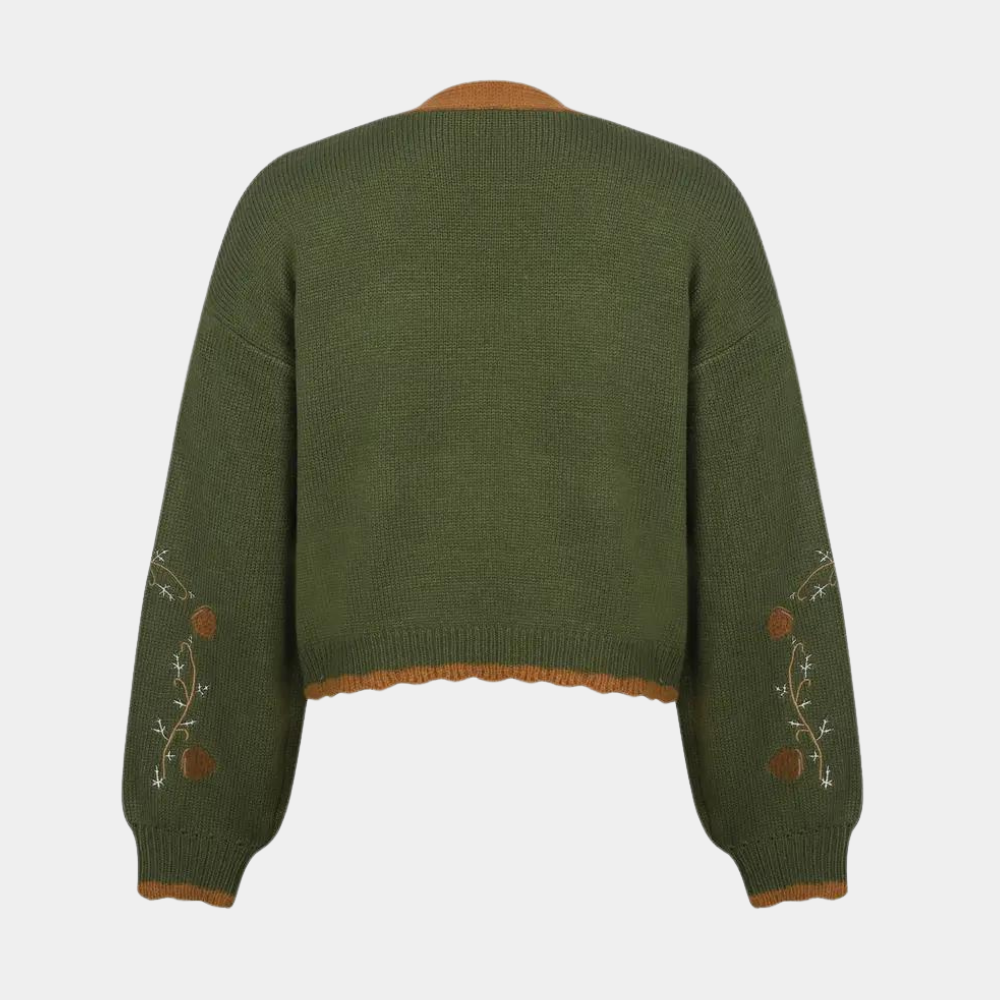 Embroidered Women's Cardigan | Stylish Fashion Outerwear