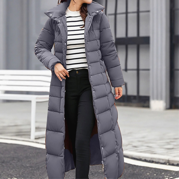 Emilia | Women's Elegant Puffer Jacket with Turn-Down Collar