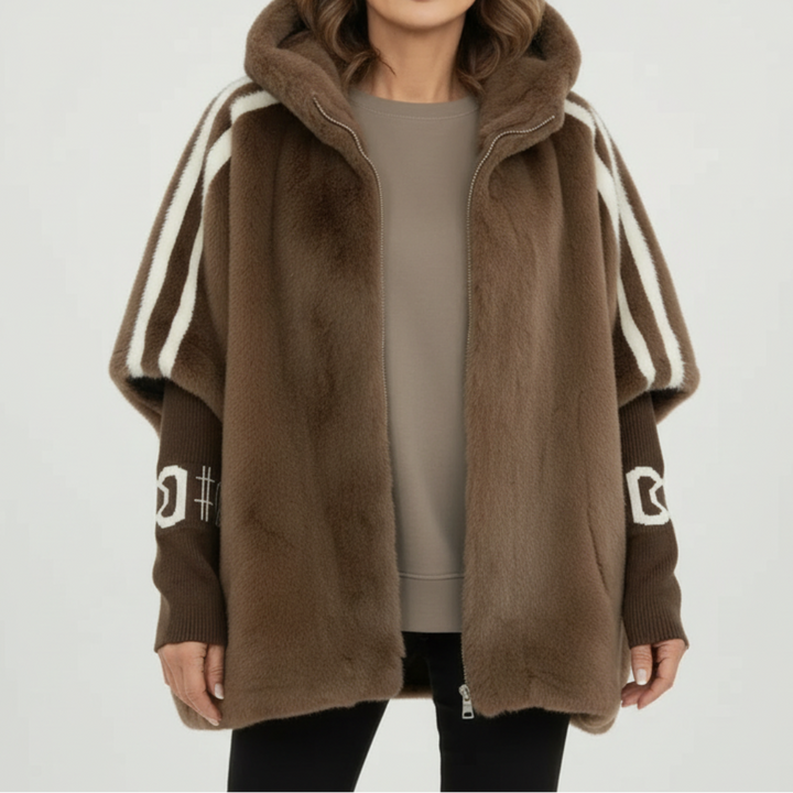 Emma Hooded Faux Fur Jacket | Women's Winter Coat