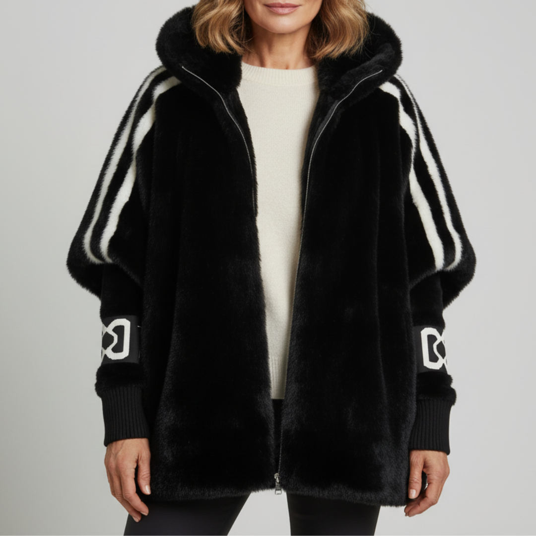 Emma Hooded Faux Fur Jacket | Women's Winter Coat