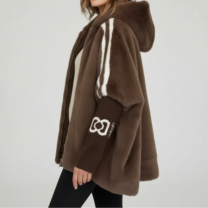 Emma Hooded Faux Fur Jacket | Women's Winter Coat
