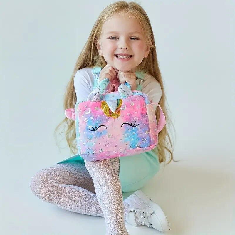 FairyTote Unicorn Crossbody Bag | Kids Plush Accessory