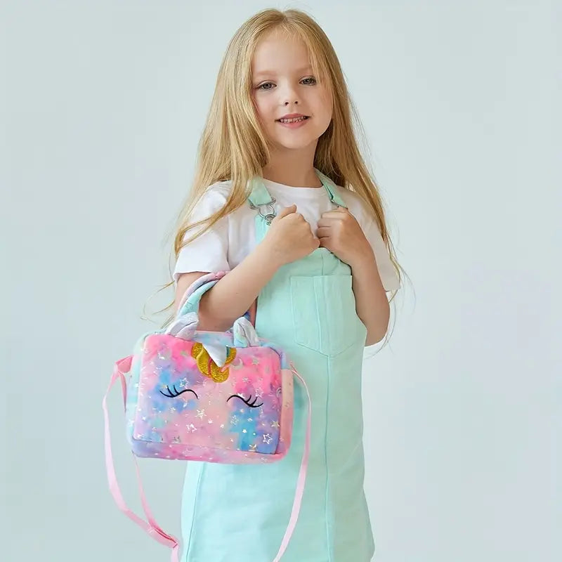 FairyTote Unicorn Crossbody Bag | Kids Plush Accessory