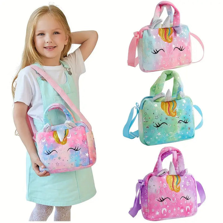 FairyTote Unicorn Crossbody Bag | Kids Plush Accessory