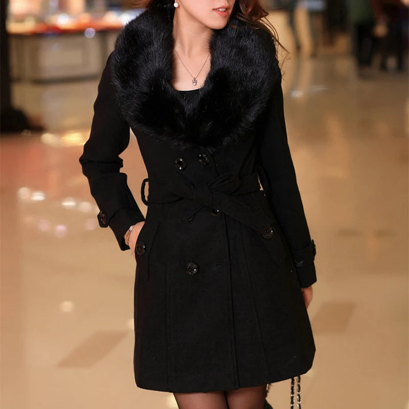 Faux Fur Coat | Elegant Women's Outerwear