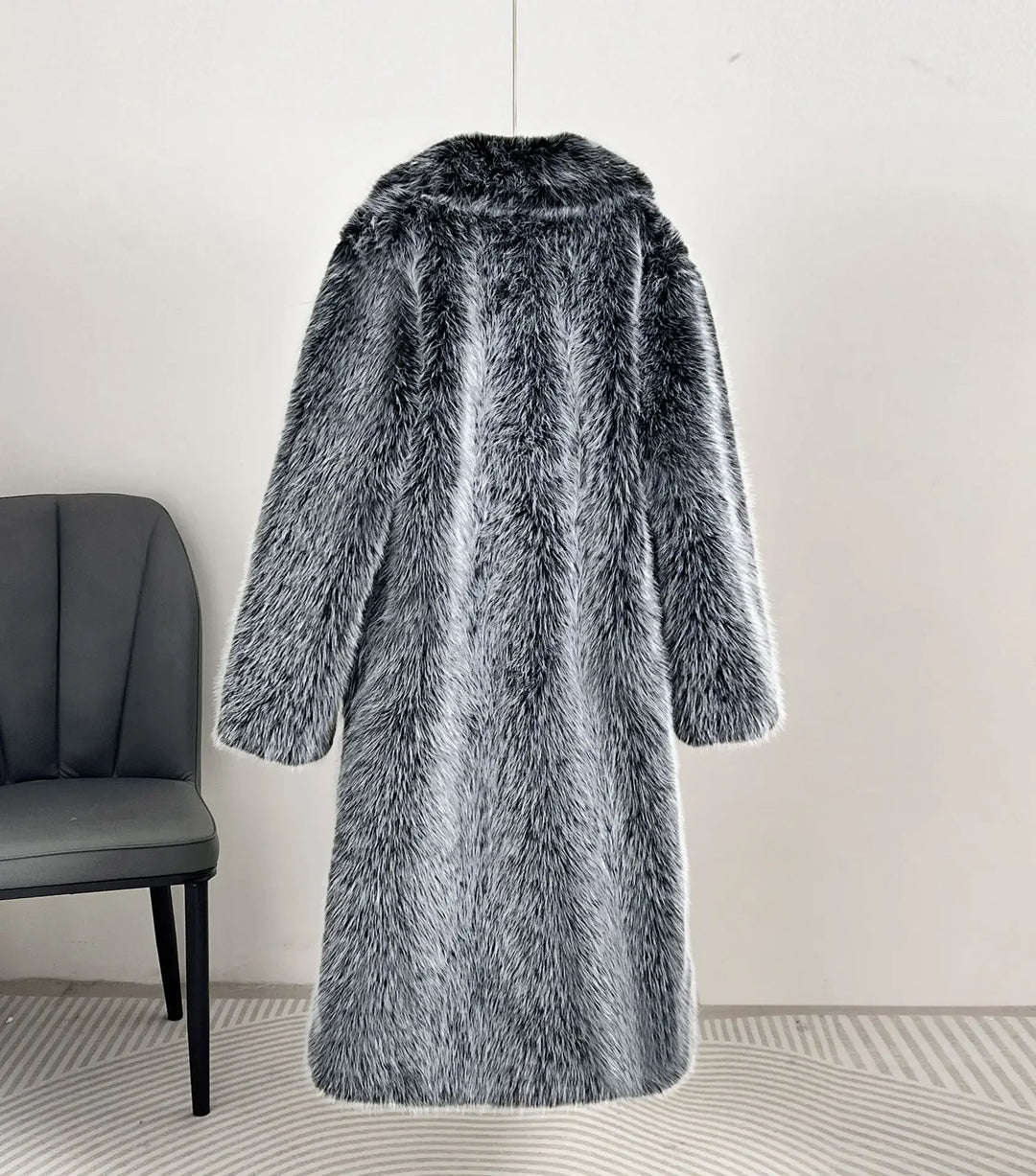 Faux Fur Gradient Coat | Women's Winter Coat
