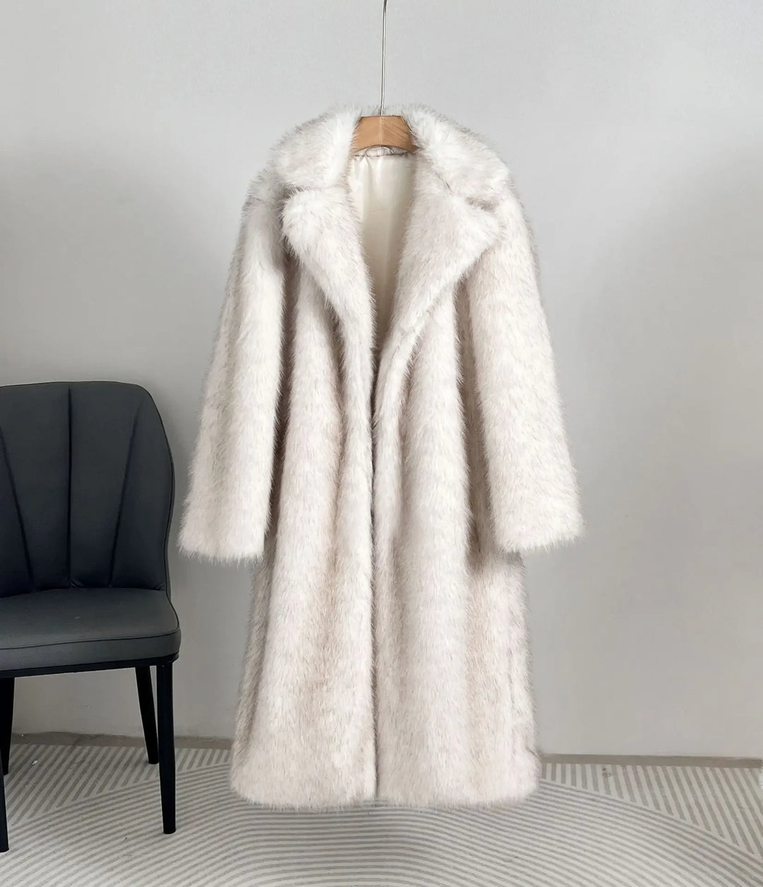 Faux Fur Gradient Coat | Women's Winter Coat