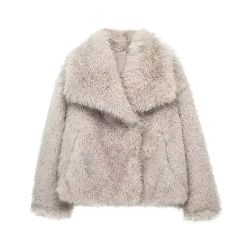 Faux Fur Jacket | Stylish Cozy Outerwear for Women