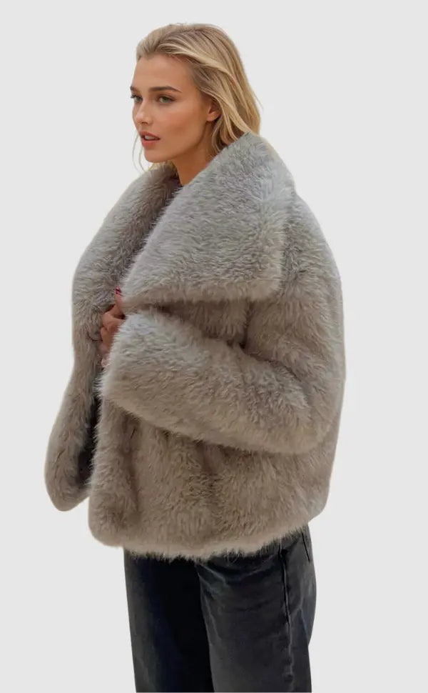 Faux Fur Jacket | Stylish Cozy Outerwear for Women