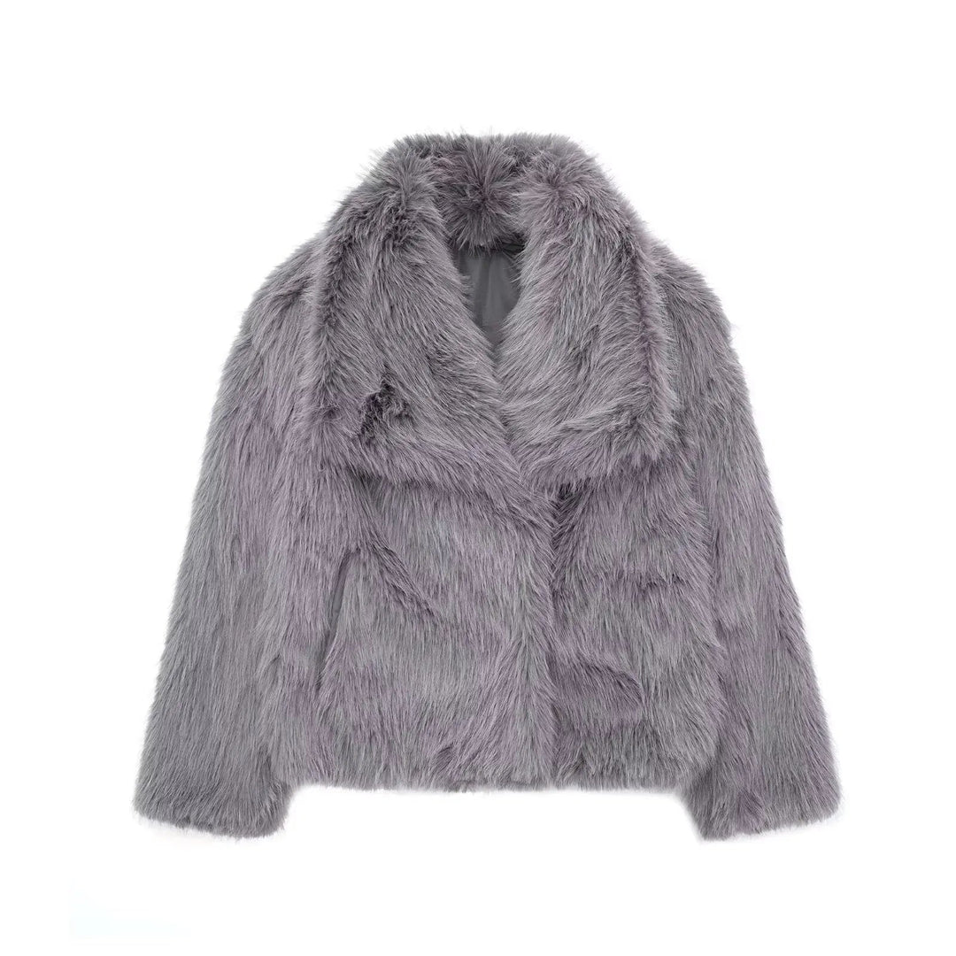 Faux Fur Jacket | Stylish Cozy Outerwear for Women