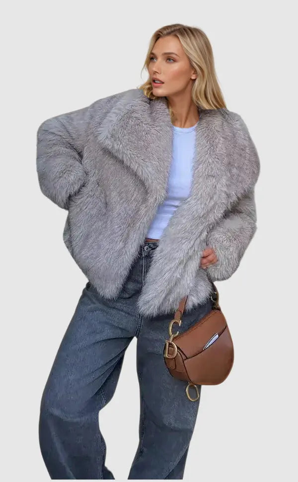 Faux Fur Jacket | Stylish Cozy Outerwear for Women