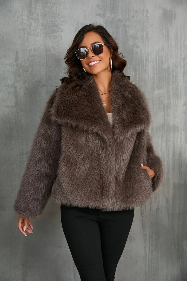 Faux Fur Jacket | Stylish Cozy Outerwear for Women