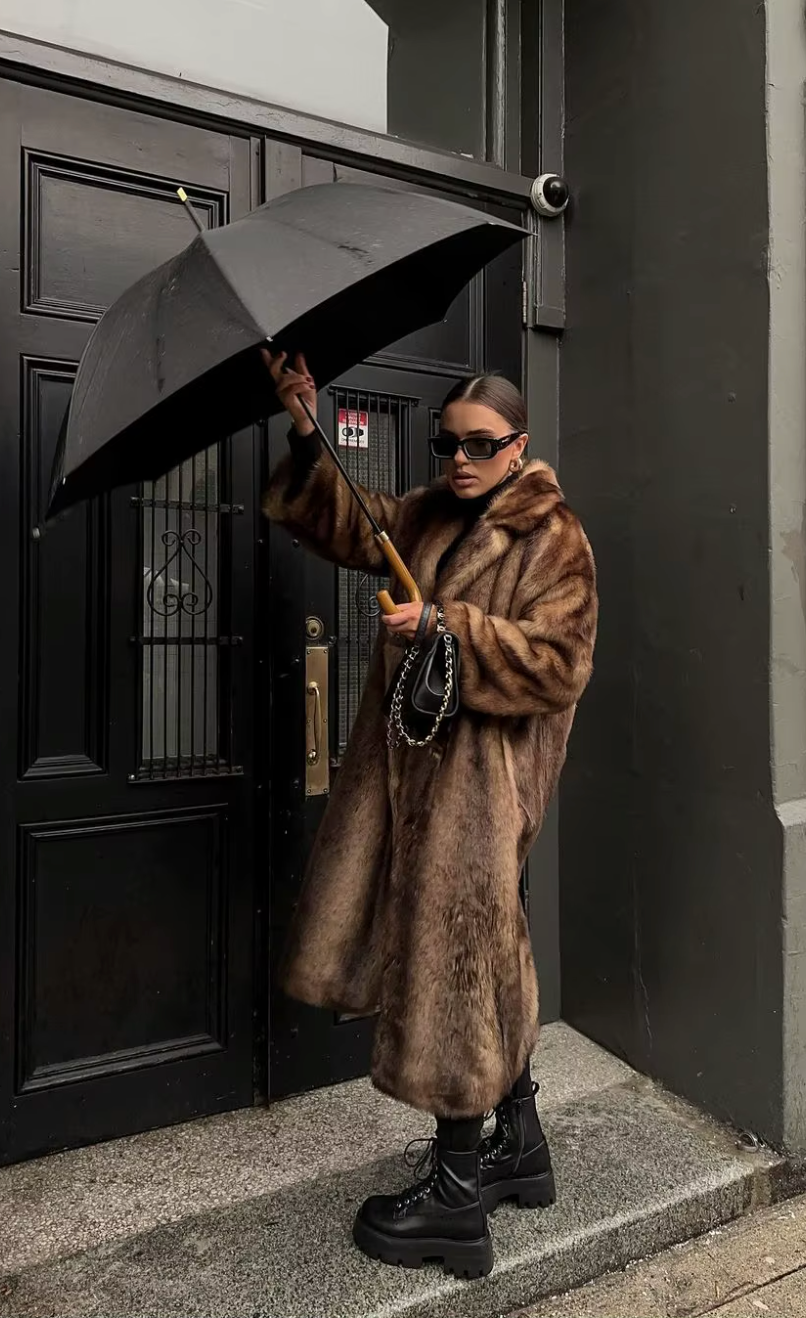 Faux Fur Long Coat | Women's Winter Coats