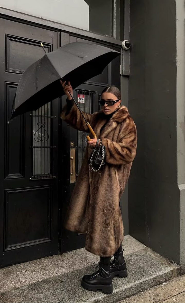 Faux Fur Long Coat | Women's Winter Coats