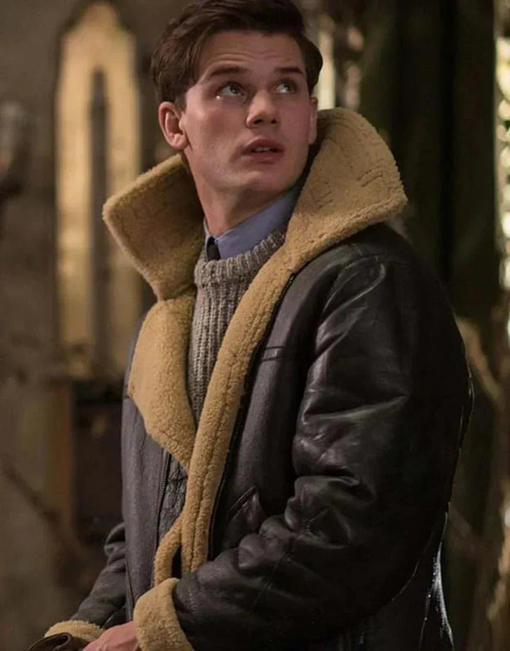 Fernando | Men's Shearling Leather Aviator Coat