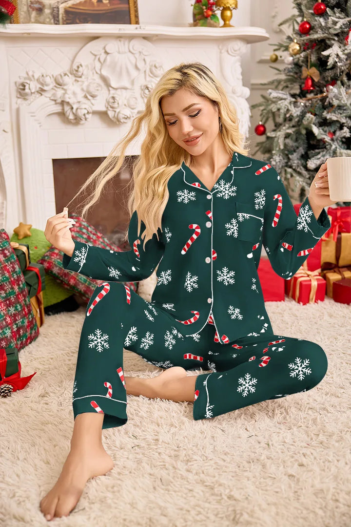 Festive Family Pajama Set | Women's Christmas Pajamas