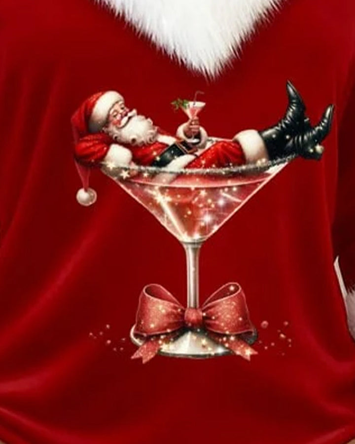 Fiorenza Christmas Velvet Top | Women's Top