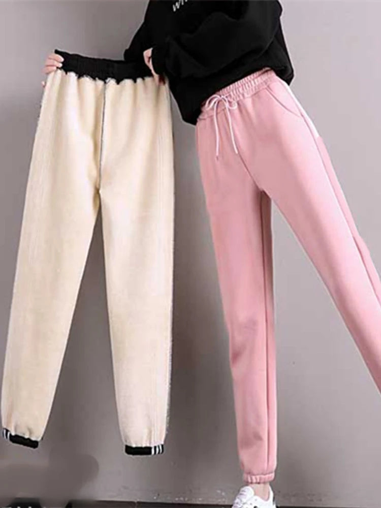 Fleece Lined Leggings | Women's Plus Size Casual Trousers