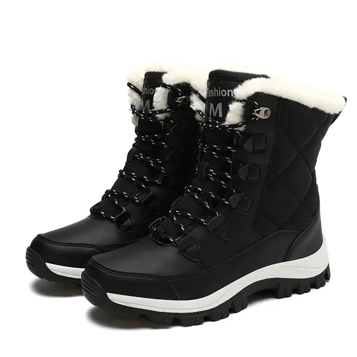 Fleece Lined Snow Boots Women | Winter Outdoor Footwear