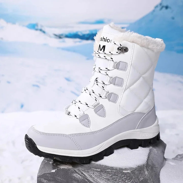 Fleece Lined Snow Boots Women | Winter Outdoor Footwear