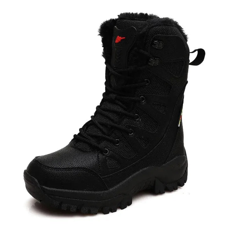Fleece Lined Winter Snow Boots | High Top Waterproof Hiking Footwear