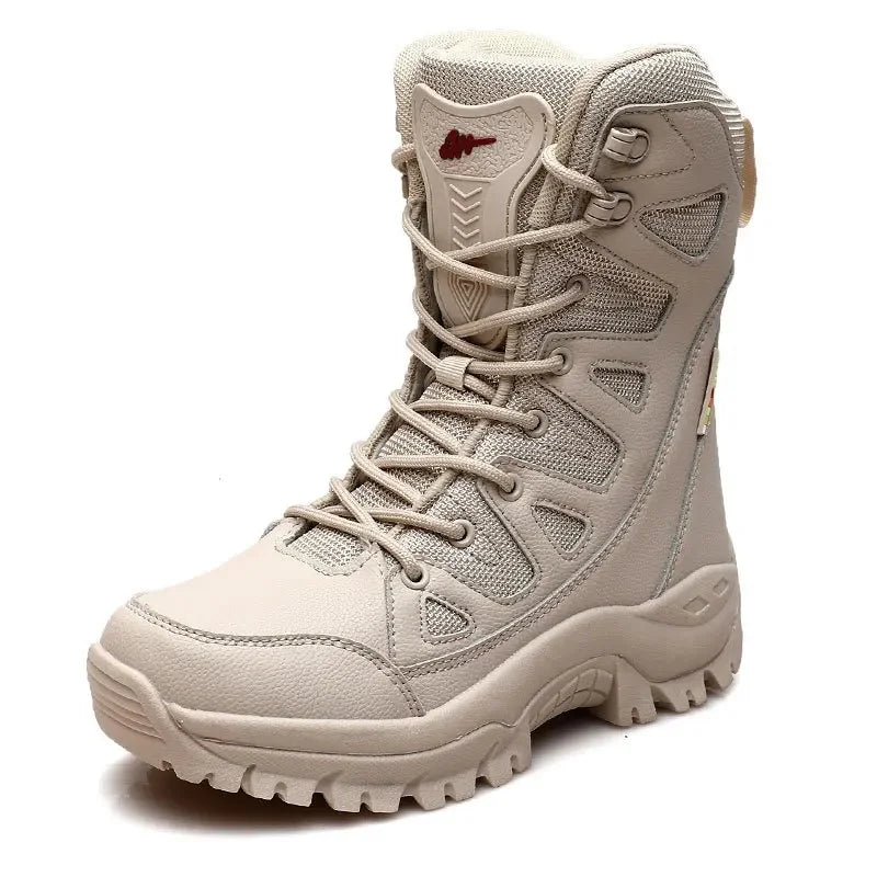 Fleece Lined Winter Snow Boots | High Top Waterproof Hiking Footwear