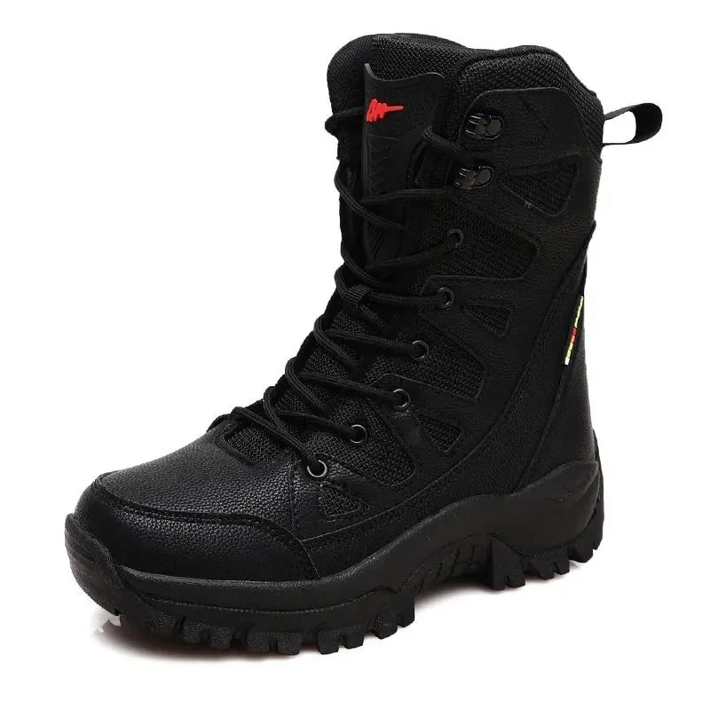 Fleece Lined Winter Snow Boots | High Top Waterproof Hiking Footwear