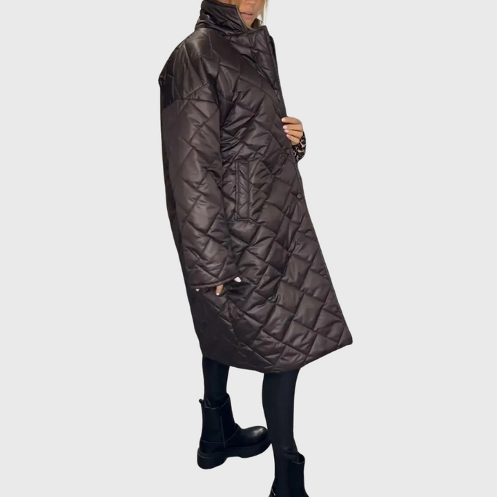 Freyda Reversible Quilted Coat | Women's Winter Coat