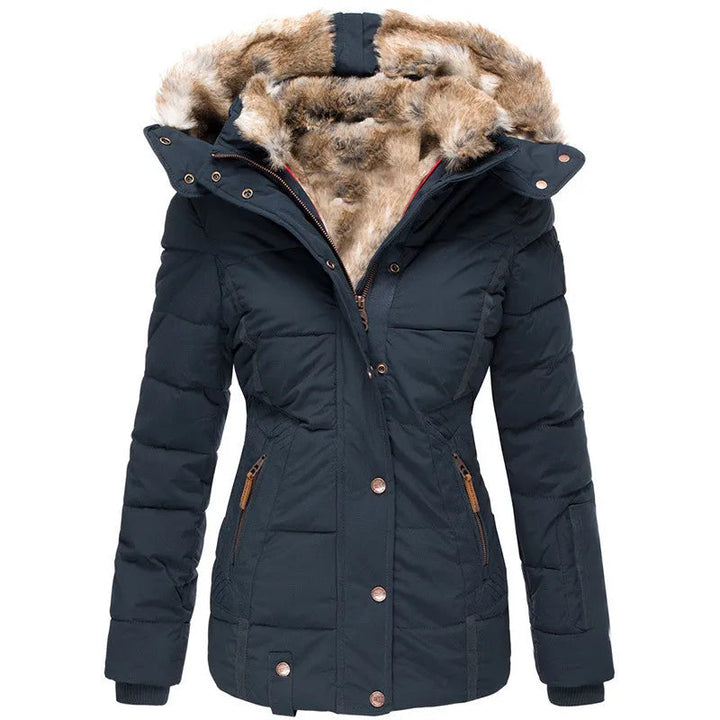 Fur Lined Winter Jacket | Women's Warm Coat