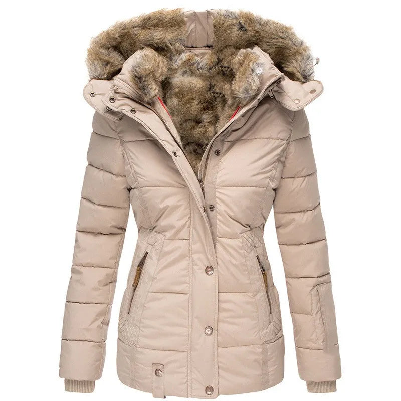 Fur Lined Winter Jacket | Women's Warm Coat