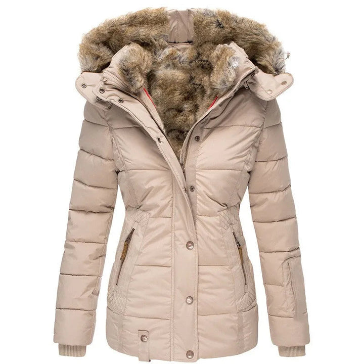 Fur Lined Winter Jacket | Women's Warm Coat