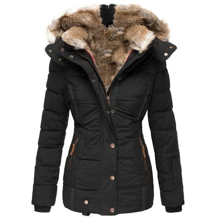 Fur Lined Winter Jacket | Women's Warm Coat
