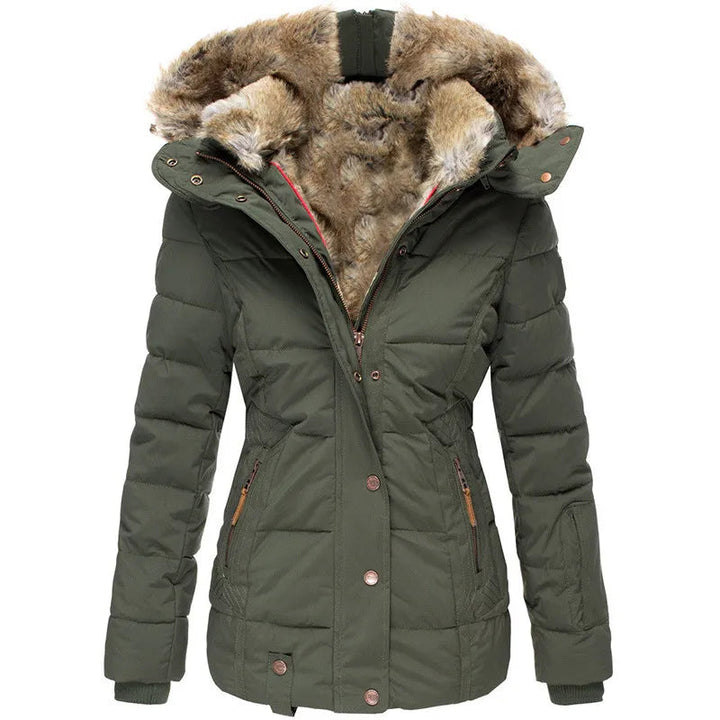 Fur Lined Winter Jacket | Women's Warm Coat