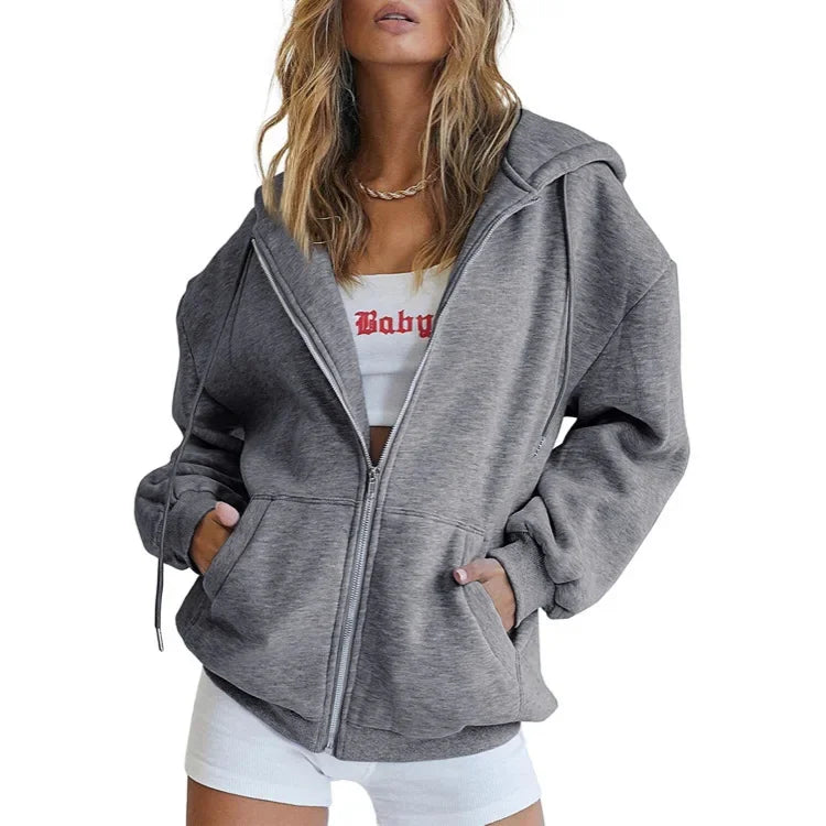 Zip Up Hoodie | Women's Sweatshirt