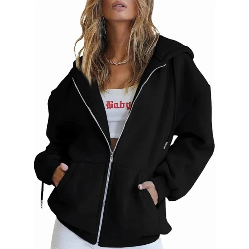 Zip Up Hoodie | Women's Sweatshirt