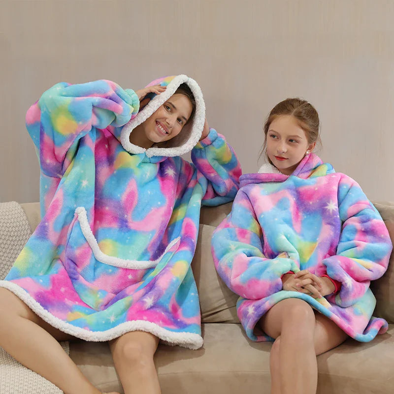 Teddy | Oversized Hoodie Blanket for Adults and Children