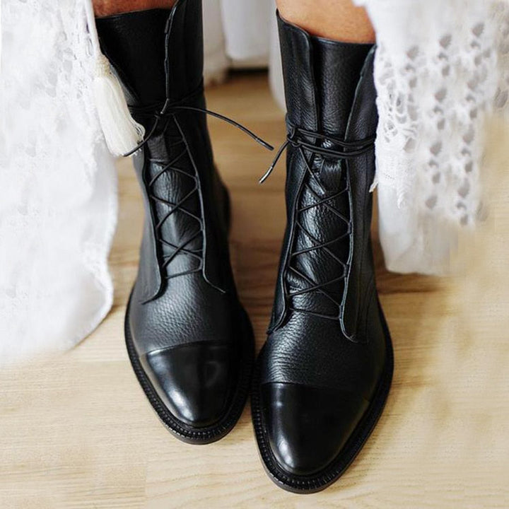 Scarlett |  Elegant Leather Ankle Boots