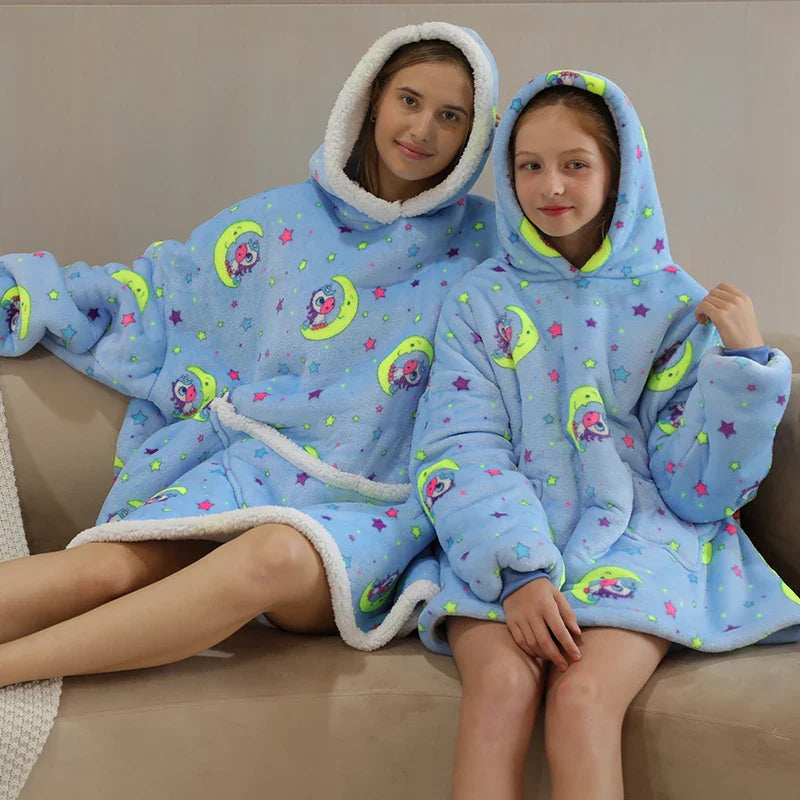 Teddy | Oversized Hoodie Blanket for Adults and Children