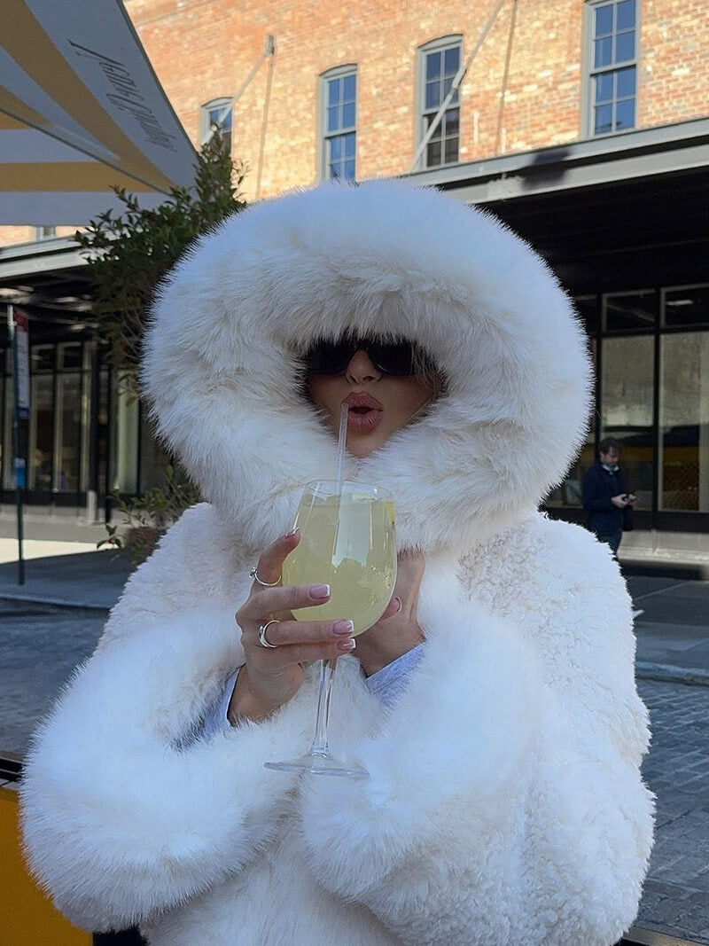 Hannah Faux Fur Jacket | Women's Coats