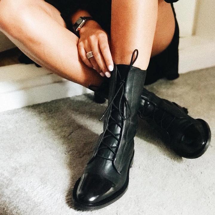 Scarlett |  Elegant Leather Ankle Boots