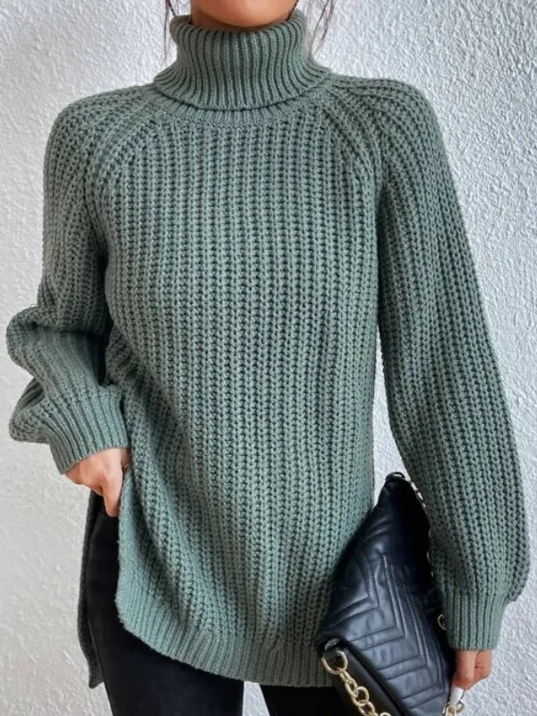 HeidiTurtleneckSweater_Green
