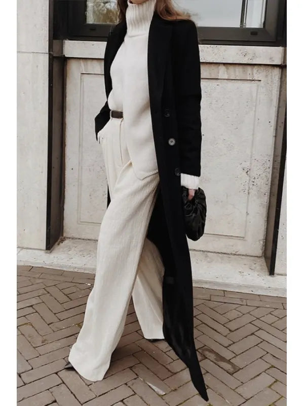 Heidi Fashion | Women's Black Casual Winter Coat