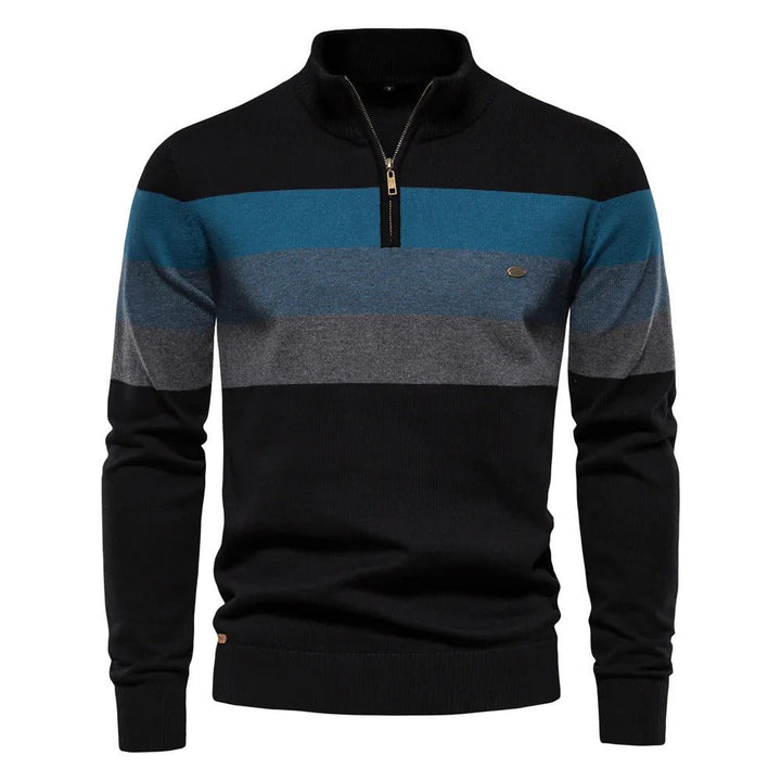 Hendrik | Men's Zip-up Pullover Sweater